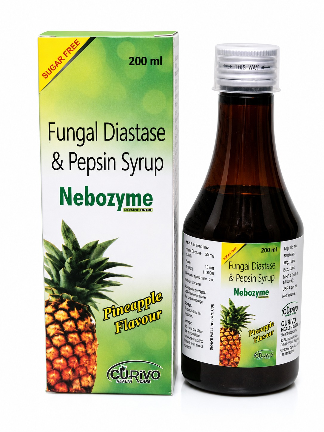 Fungal Diastase,Pepsin Syrup