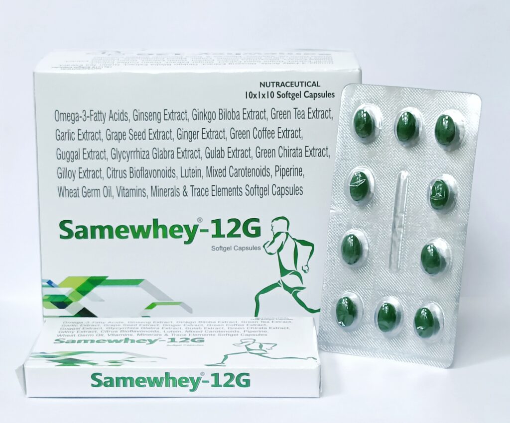Omega3Fatty Acids, Ginseng Extract, Ginkgo Biloba Extract, Green Tea