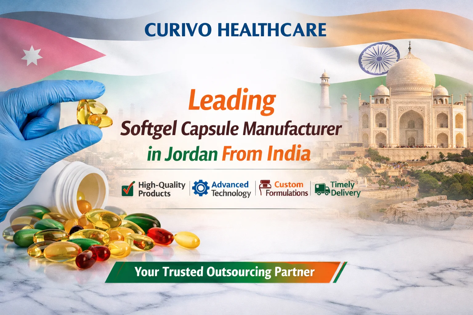 Softgel Capsule Manufacturer in Jordan from India