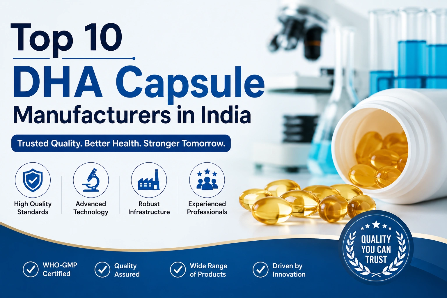 Top 10 DHA Capsule Manufacturers in India