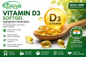 Vitamin D3 Softgel Exporters from India