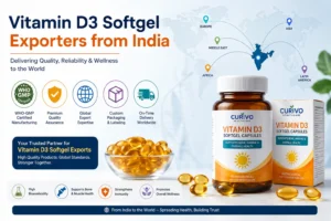 Vitamin D3 softgel capsule