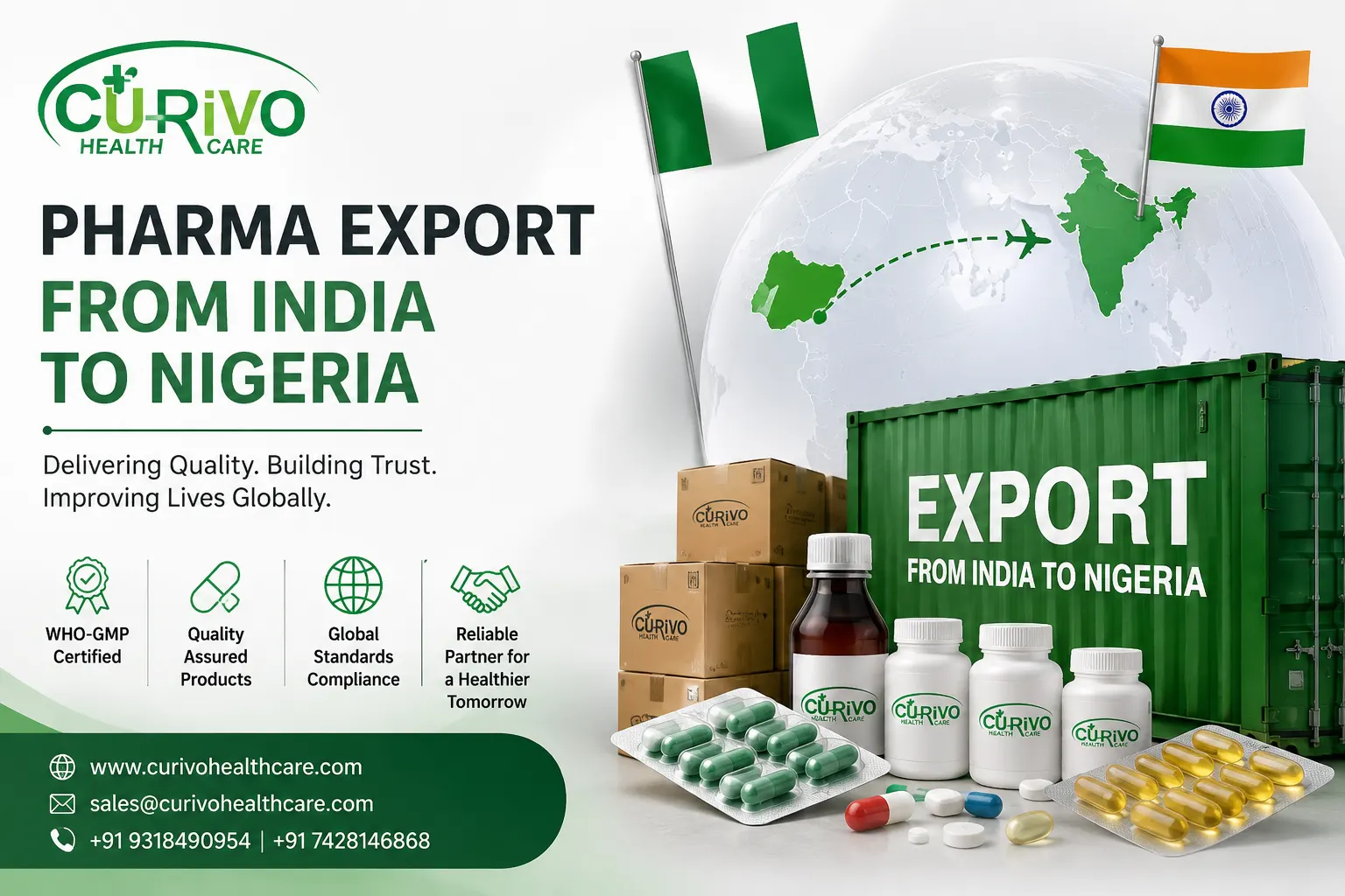Pharma Export from India to Nigeria 