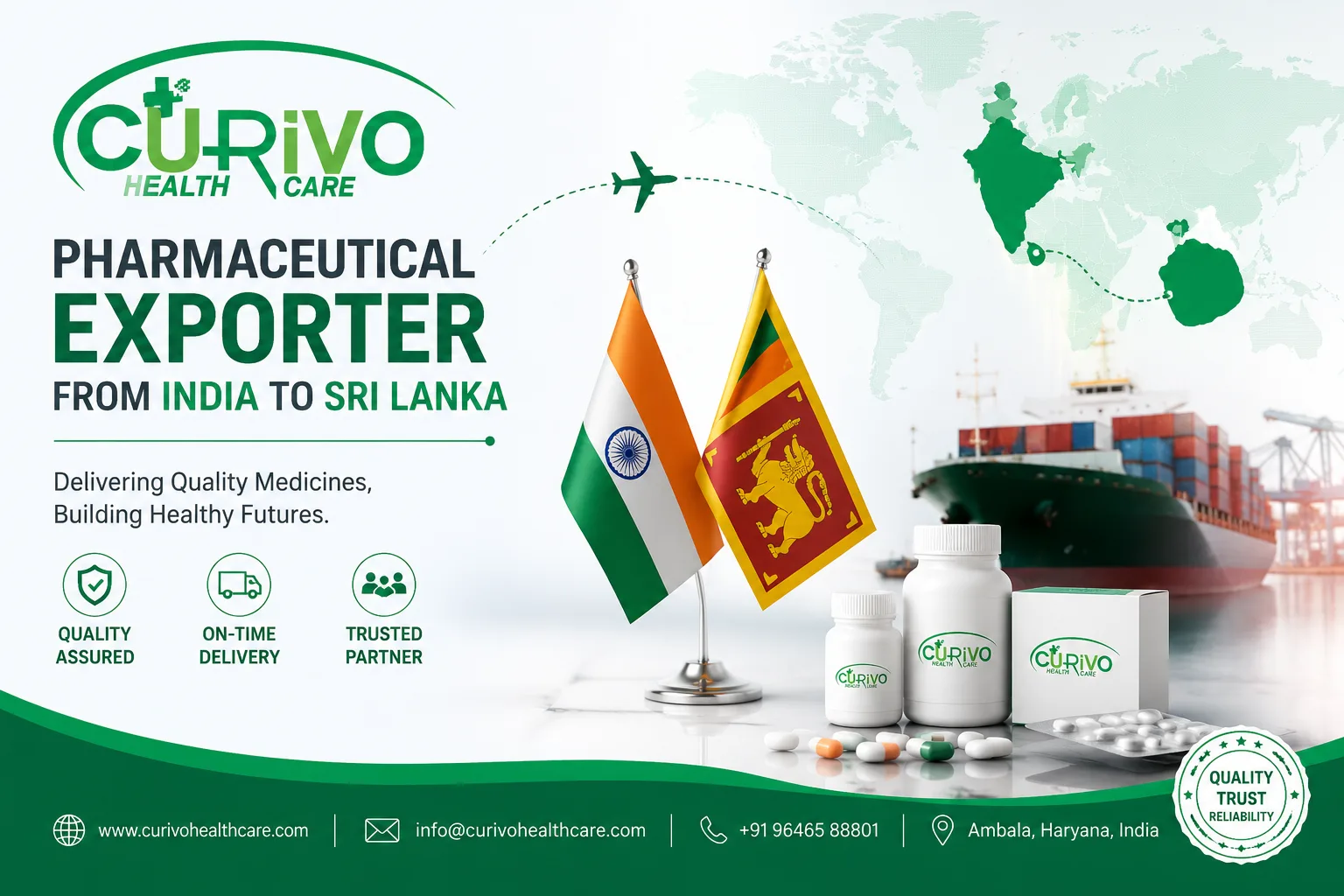 Pharmaceutical Exporter from India to Sri Lanka