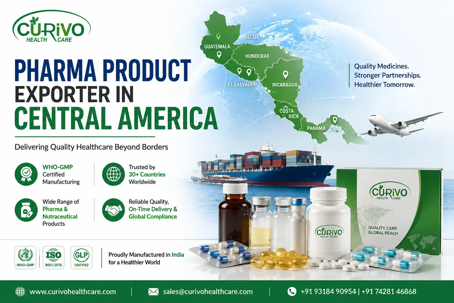 Pharma Product Exporter in Central America 