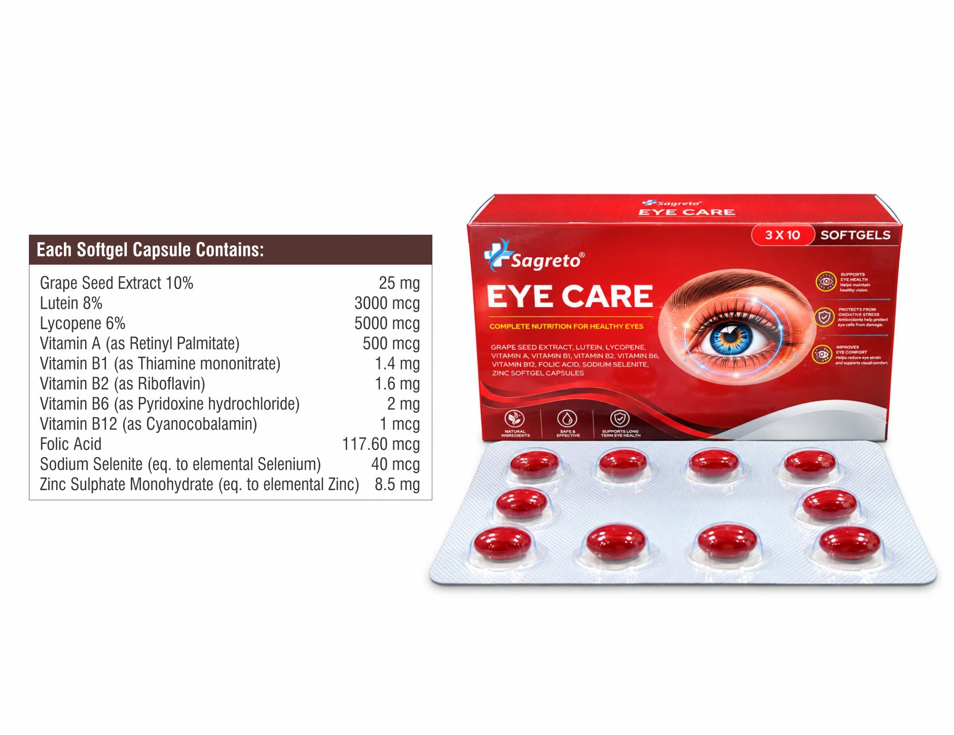 Eye Care Supplement for Export in India